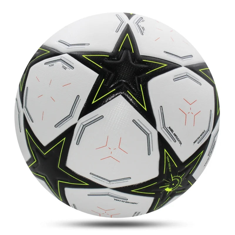 Liveify Professional Soccer Ball Size 5 & 4 – PU Leather Match & Training Football for Outdoor Play, Durable Seamless Design for Enhanced Control & Performance