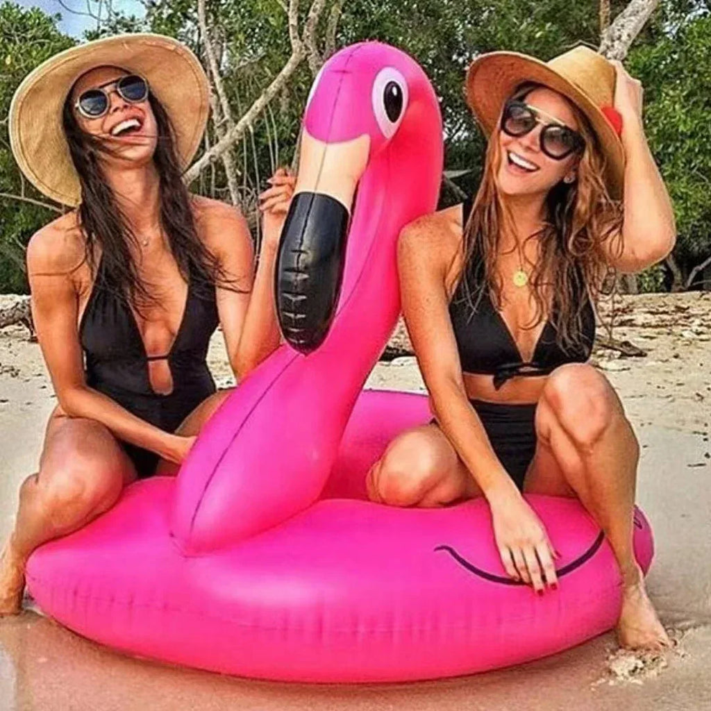 Pool Float Flamingo – Inflatable Flamingo Swimming Ring - liveify