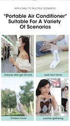 Liveify portable air conditioner misting fan for subway, home, outdoor travel, and summer gatherings