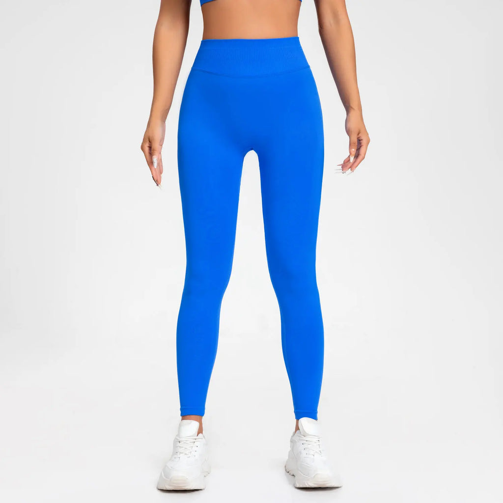 Liveify Impact Seamless Scrunch Leggings – Women’s High Stretch Yoga Pants, Ribbed Waist Gym & Workout Tights for Fitness