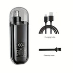 Liveify Nose & Ear Hair Trimmer for Men – USB-C Rechargeable Portable Precision Grooming Kit for Facial Hair, Safe & Pain-Free Trimming