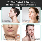 Liveify facial toning device for strengthening neck muscles, reducing jaw pain, double chin, and improving face contour