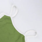 Liveify Women’s Sleeveless Knitted Crop Top – Backless Y2K Tank Top, Casual Summer Cami for Streetwear & Everyday Fashion
