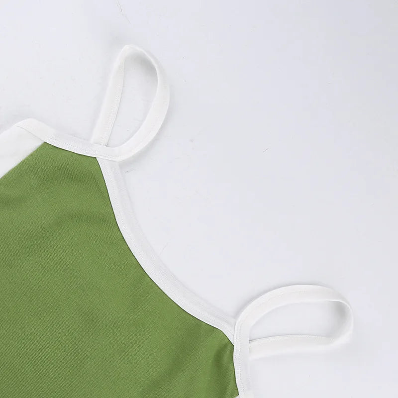 Liveify Women’s Sleeveless Knitted Crop Top – Backless Y2K Tank Top, Casual Summer Cami for Streetwear & Everyday Fashion