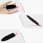 Liveify black matte hair clip with rose gold metal clasp, sleek modern design for women
