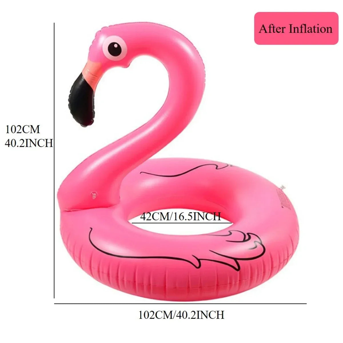 Pool Float Flamingo – Inflatable Flamingo Swimming Ring - liveify