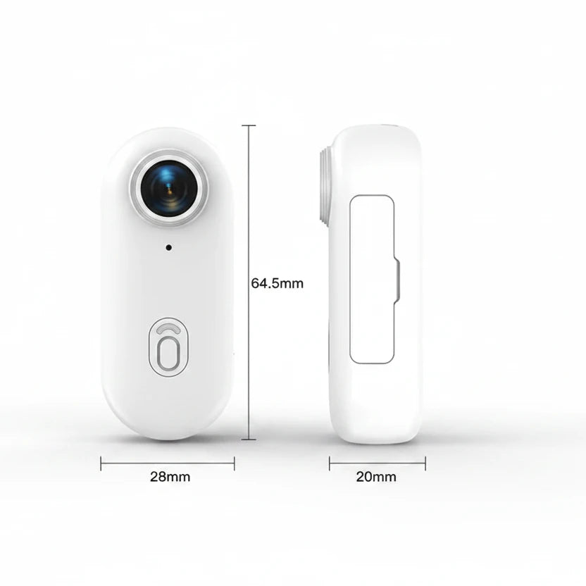 Liveify Mini 4K WiFi Action Camera – HD Wearable Body Camera for Cycling, Motorcycle, Sports, Vlogging & Outdoor Adventure