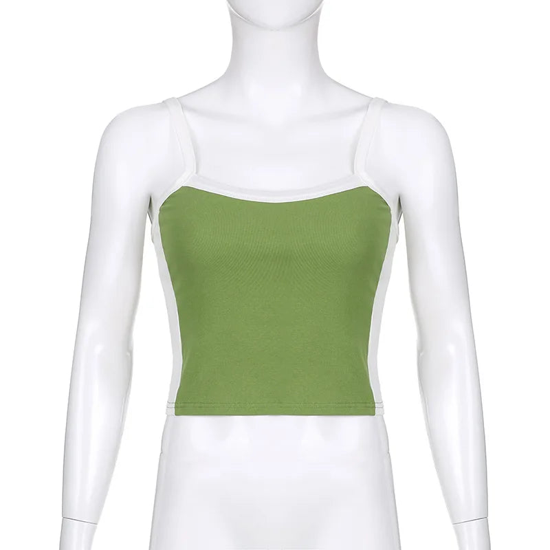 Liveify Women’s Sleeveless Knitted Crop Top – Backless Y2K Tank Top, Casual Summer Cami for Streetwear & Everyday Fashion
