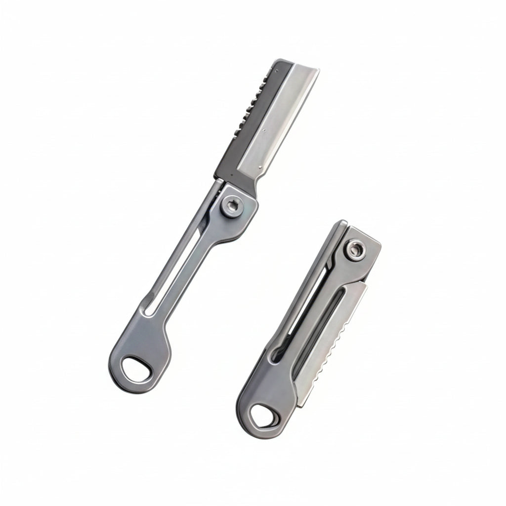 Stainless Steel Mini Folding Knife – Multi-Function Pocket Tool - liveify