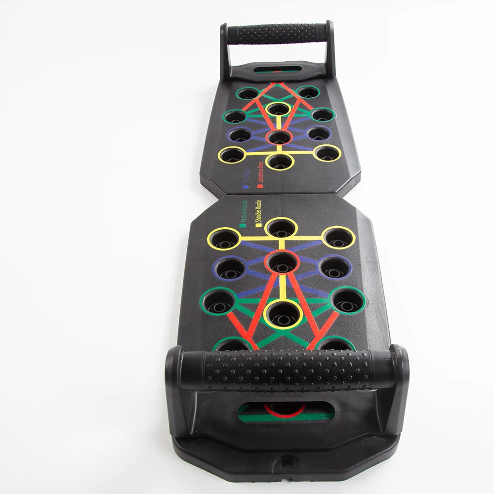 Portable Foldable Push-Up Board Set – Multifunctional Fitness Training System