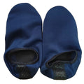 Liveify navy blue neoprene water shoes with non-slip soles for beach and pool activities