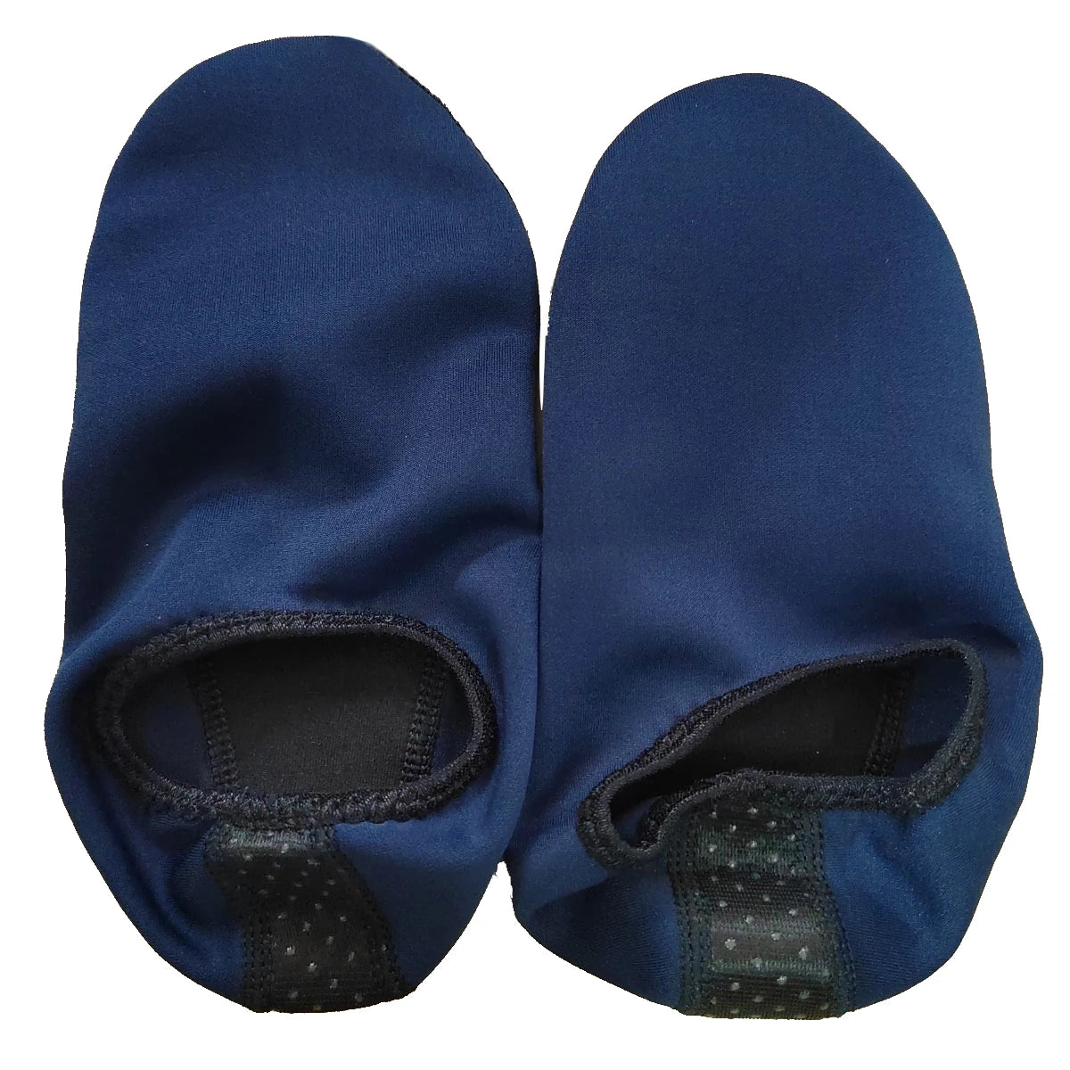 Liveify navy blue neoprene water shoes with non-slip soles for beach and pool activities