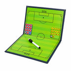 Magnetic Soccer Tactics Board – Foldable Coaching Clipboard with Magnets & Marker for Training