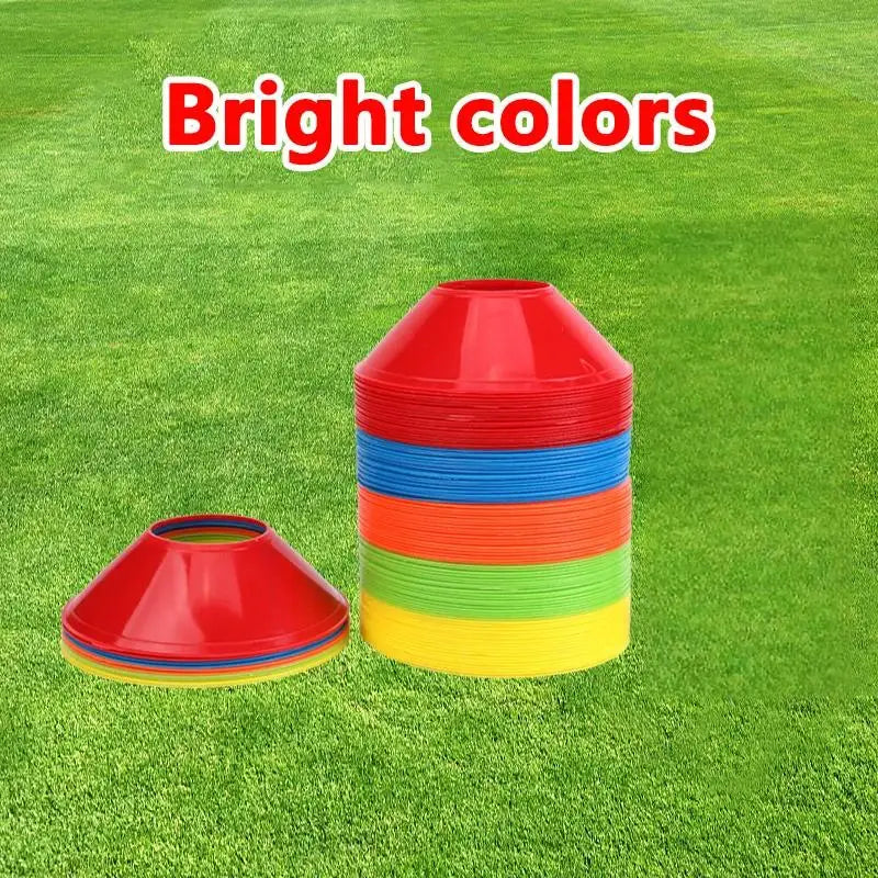 Liveify Agility Training Cones Set – 10 Pack Soccer, Football & Sports Marker Discs for Speed, Footwork & Drill Training