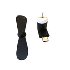 Liveify black USB mini fan with sleek design and compact portable style for cooling on the go