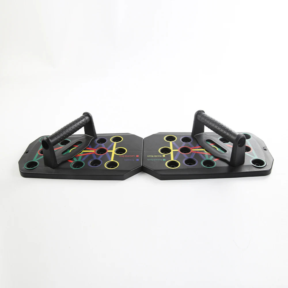Liveify black fitness grip trainer with colorful resistance bands and ergonomic handles for home workouts