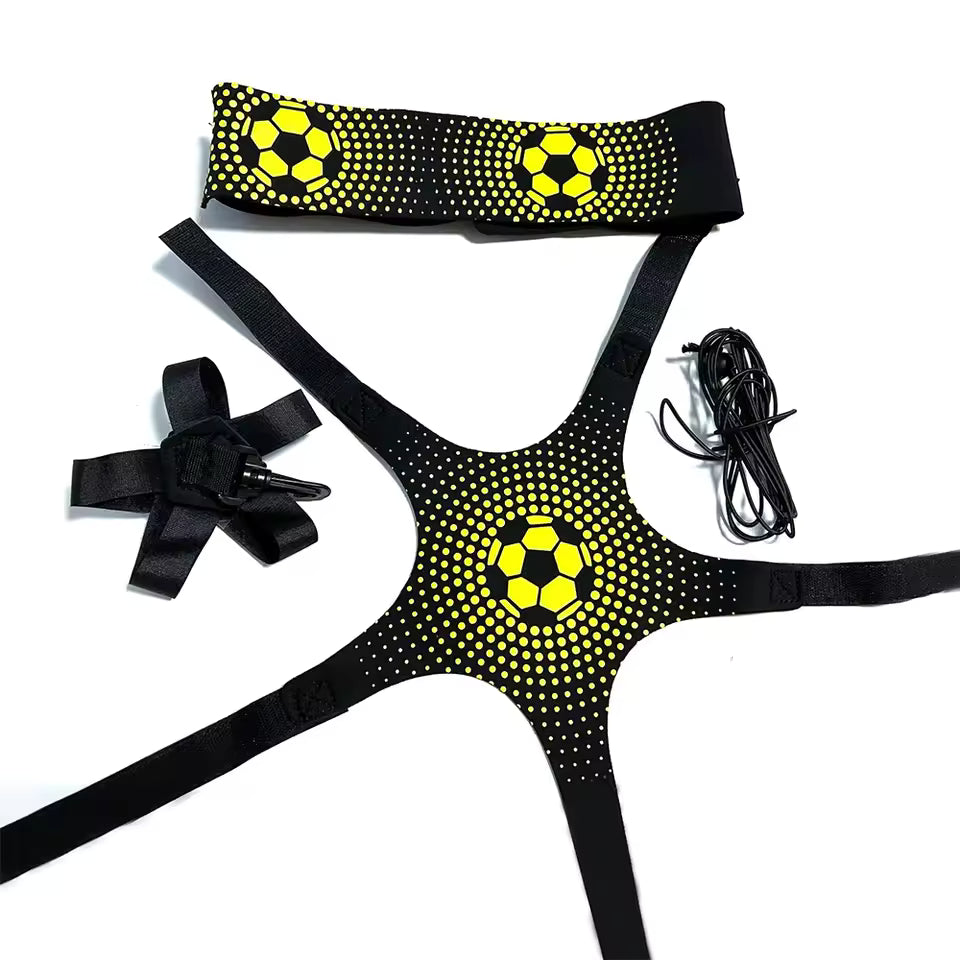 Liveify Solo Soccer Trainer Belt – Adjustable Football Training Waist Strap for Ball Control, Passing, Dribbling & Shooting Practice (Rebound Resistance Training Equipment)