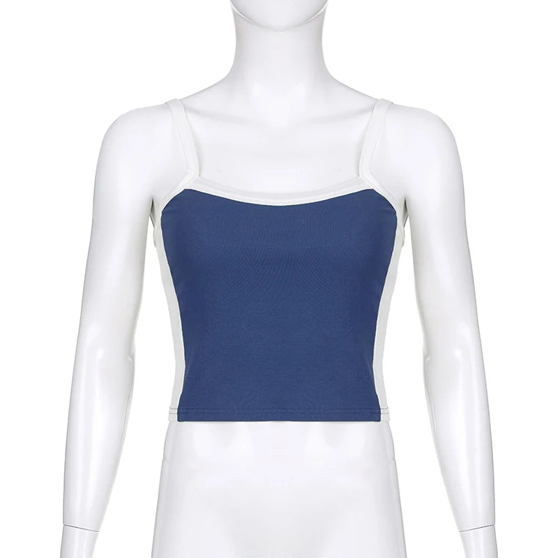 Liveify Women’s Sleeveless Knitted Crop Top – Backless Y2K Tank Top, Casual Summer Cami for Streetwear & Everyday Fashion