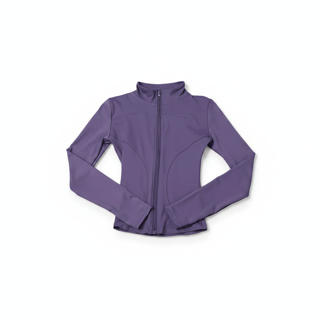 Liveify Women’s Long Sleeve Sport Jacket – Lightweight Gym Training Top, Yoga & Workout Zip Athletic Sportswear Coat