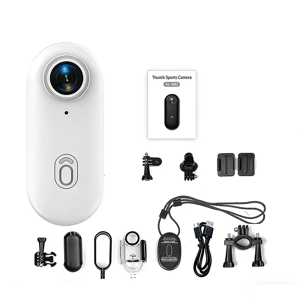 Liveify Mini 4K WiFi Action Camera – HD Wearable Body Camera for Cycling, Motorcycle, Sports, Vlogging & Outdoor Adventure