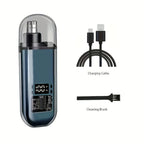 Liveify Nose & Ear Hair Trimmer for Men – USB-C Rechargeable Portable Precision Grooming Kit for Facial Hair, Safe & Pain-Free Trimming