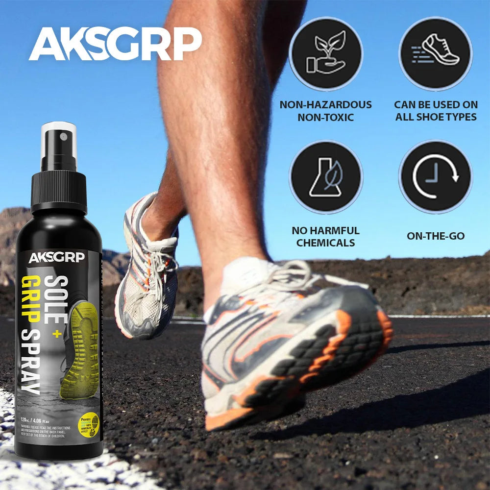 Liveify Basketball Shoe Grip Spray – 120ml Sole Traction Spray for Basketball Shoes, Improved Court Grip & Sneaker Sole Cleaner