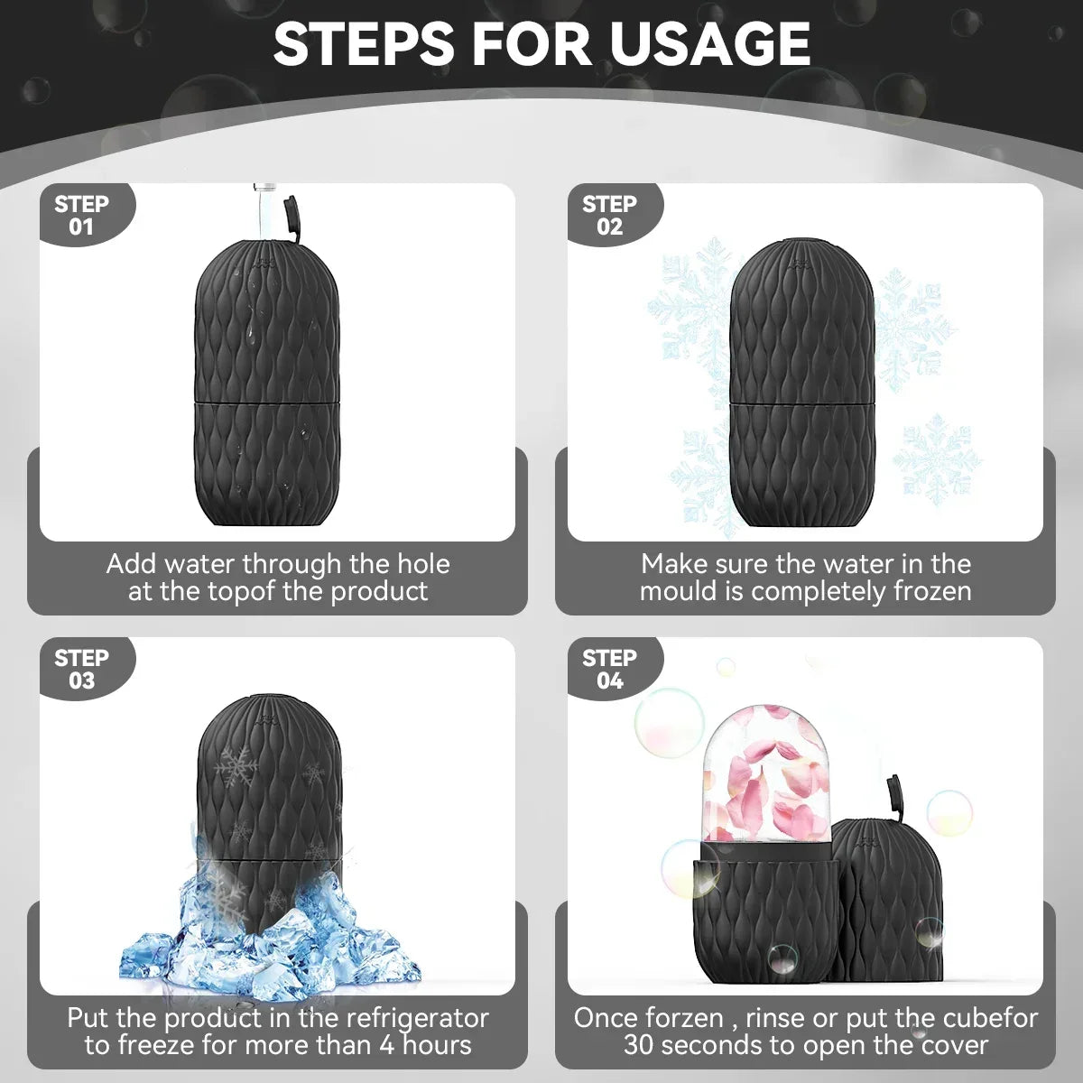 Ice Face Roller – Cooling Facial Massage & Skin Care Tool - liveify