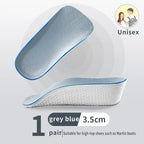 Liveify Half Invisible Height Increase Insoles – EVA Memory Foam Heel Lift Inserts for Men & Women, Comfortable 1.5–3.5cm Height Boost