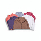 Liveify Women’s Long Sleeve Sport Jacket – Lightweight Gym Training Top, Yoga & Workout Zip Athletic Sportswear Coat