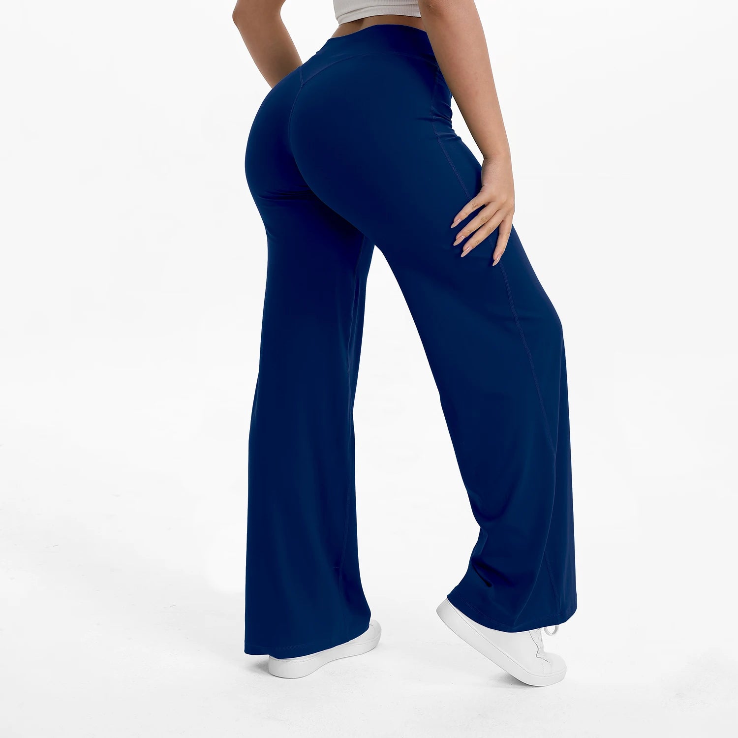 Liveify SoftMotion Straight Leg Yoga Pants – Mid-Waist Naked Feel Pilates, Gym & Running Leggings for Women