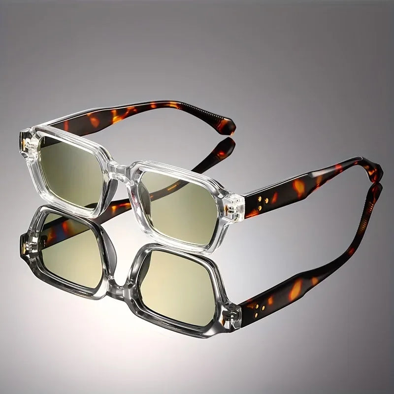 Retro Square Sunglasses – Stylish Vintage UV Protection - liveify