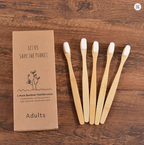 Liveify Ultra Soft Toothbrush 5 Pack – Million Bristle Bamboo Toothbrush for Sensitive Teeth, Deep Cleaning & Gum Care (Adult, Vegan)