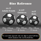 Liveify Silent Foam Soccer Ball – Quiet Indoor Football for Kids (Size 3/5/7), Soft Noise-Free Training Ball for Safe Home Practice & Skill Development