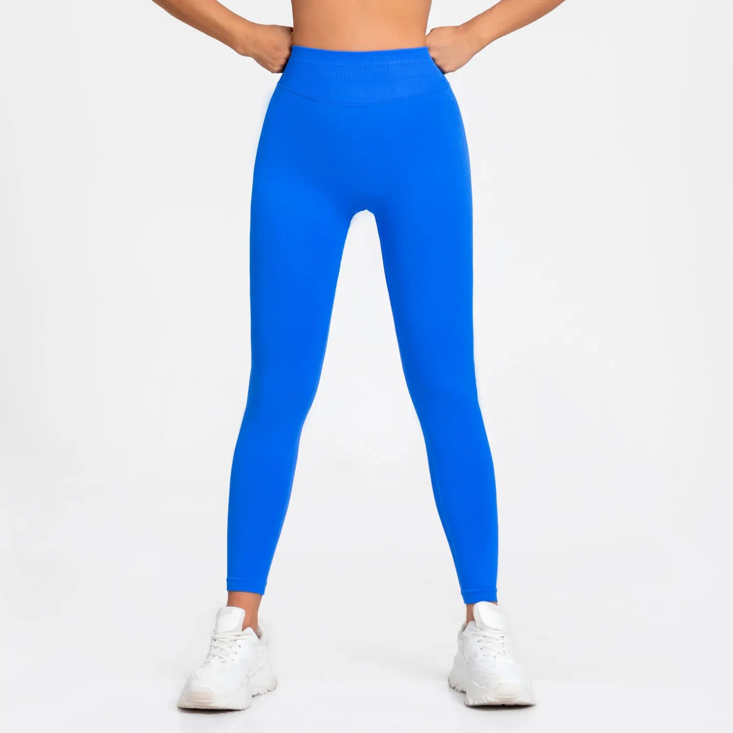 Liveify Impact Seamless Scrunch Leggings – Women’s High Stretch Yoga Pants, Ribbed Waist Gym & Workout Tights for Fitness