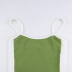 Liveify Women’s Sleeveless Knitted Crop Top – Backless Y2K Tank Top, Casual Summer Cami for Streetwear & Everyday Fashion