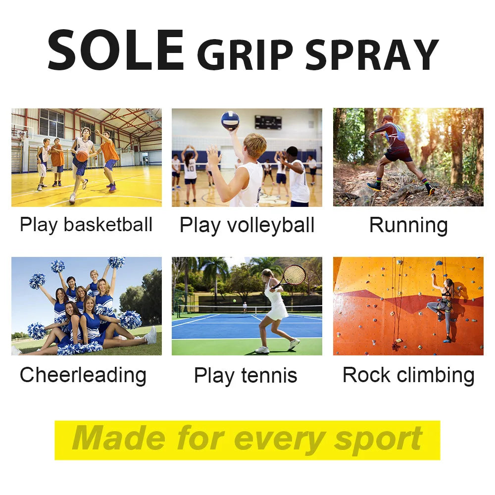Liveify Basketball Shoe Grip Spray – 120ml Sole Traction Spray for Basketball Shoes, Improved Court Grip & Sneaker Sole Cleaner
