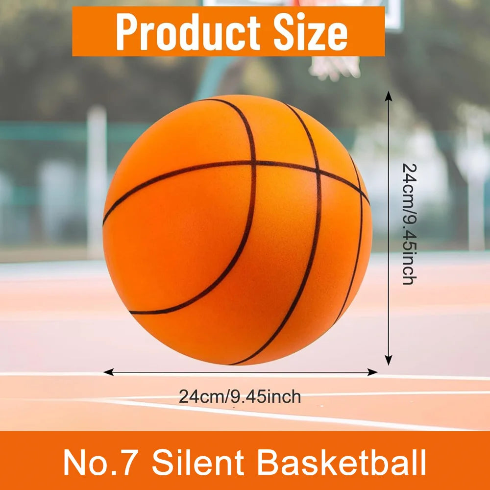 Liveify Silent Foam Basketball – High Bounce Noiseless Indoor Training Ball for Dribbling Practice, Sizes 3, 5 & 7