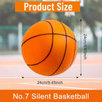Liveify Silent Foam Basketball – High Bounce Noiseless Indoor Training Ball for Dribbling Practice, Sizes 3, 5 & 7
