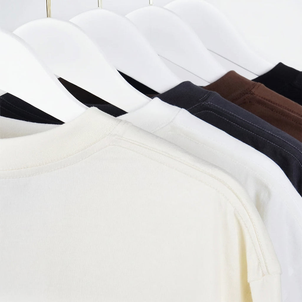 Liveify Oversized Unisex T-Shirt – Casual Summer Cotton Blend Streetwear Tee for Men & Women, Korean-Inspired Basic Solid Top