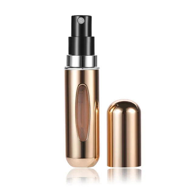 Liveify Refillable Perfume Atomizer – Portable Bottom-Fill Travel Spray Bottle 5ml/10ml for Perfume, Cologne & Fragrance