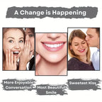 Liveify: before and after smile transformation with bright white teeth, showcasing confident expressions and joyful moments