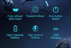 Liveify electric shaver with steel head, powerful motor, USB charging, 120min use time, one-button switch