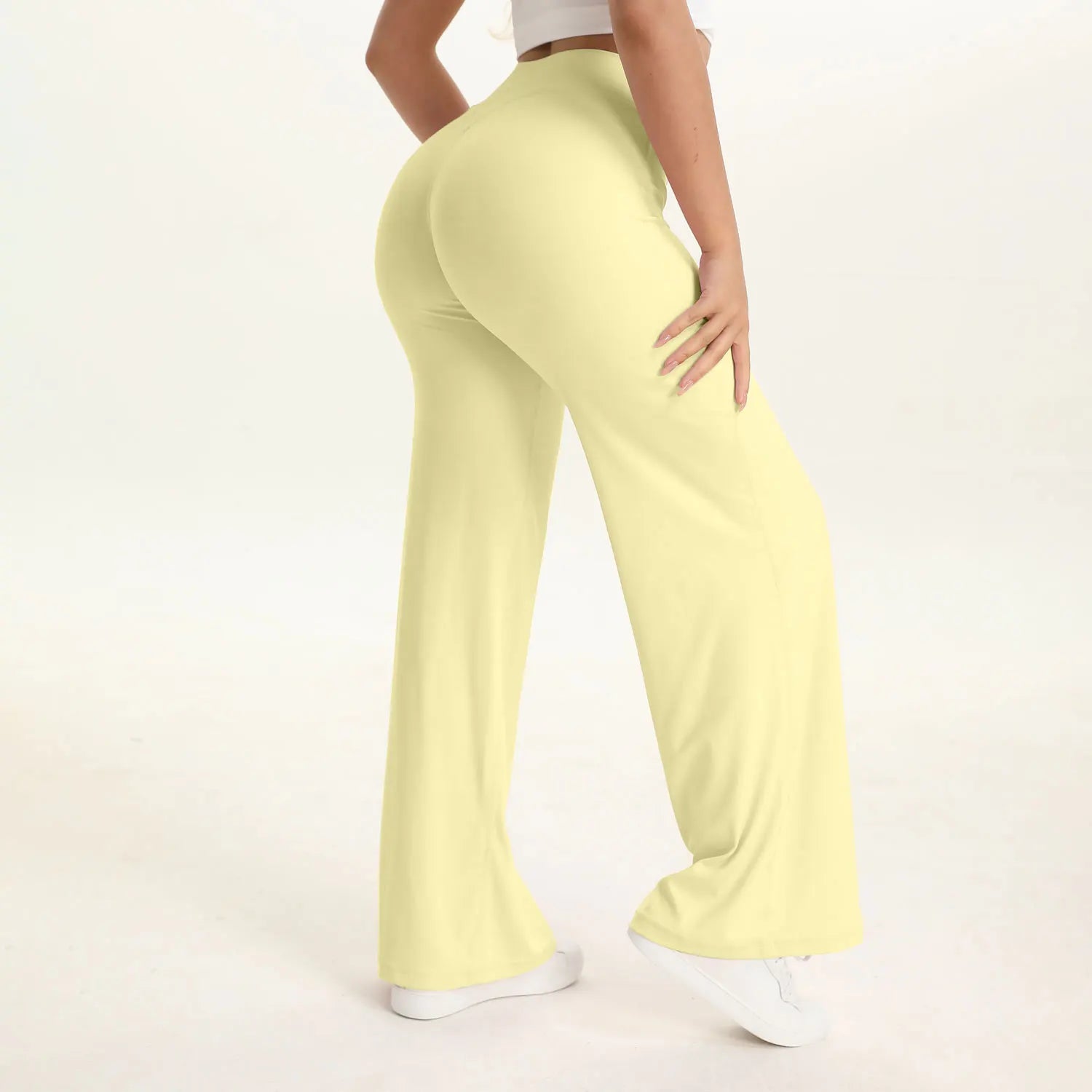 Liveify SoftMotion Straight Leg Yoga Pants – Mid-Waist Naked Feel Pilates, Gym & Running Leggings for Women