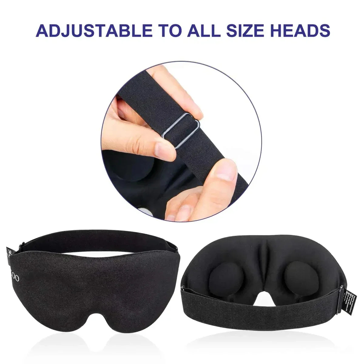 Liveify 3D Sleep Eye Mask – Contoured Light Blocking Blindfold for Men & Women, Comfortable Night Sleep Mask for Travel & Relaxation