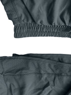 Liveify dark gray athletic shorts with mesh panels and elastic waistband for breathable comfort