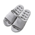 Liveify white home slippers with breathable holes and soft material for indoor comfort