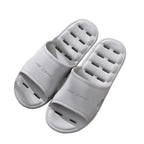Liveify white home slippers with breathable holes and soft material for indoor comfort