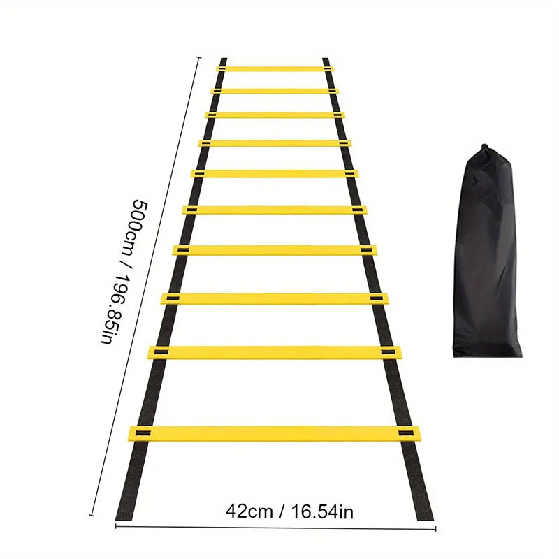 Liveify Agility Training Ladder – Adjustable Speed Ladder for Football, Soccer, Basketball, Fitness & Athletic Footwork Drills