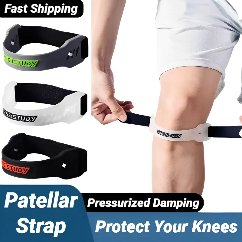 Liveify Adjustable Knee Patellar Strap – Compression Tendon Support Brace for Running, Basketball, Hiking & Sports Protection