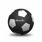 Silent football with 'HamBo' branding on a white background